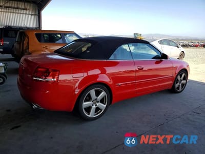 Trzecie zdjęcie samochodu z tyłu: 2007 AUDI A4 S-LINE 2.0T CABRIOLET QUATTRO VIN:WAUEF48H87K027657 - miniatura