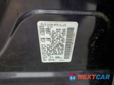 Zdjęcie 13 z 13 samochodu: 2012 NISSAN ROGUE S VIN:JN8AS5MT3CW297917 - miniatura