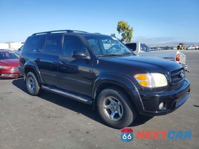 Czwarte zdjęcie samochodu z boku: 2002 TOYOTA SEQUOIA SR5 VIN:5TDZT34A82S088606 - miniatura