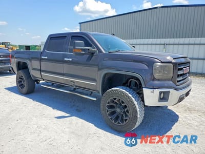 Czwarte zdjęcie samochodu z boku: 2014 GMC SIERRA K1500 SLT VIN:3GTU2VEC2EG358182 - miniatura