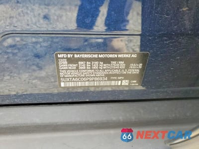 Zdjęcie 13 z 13 samochodu: 2023 BMW X5 XDRIVE45E VIN:5UXTA6C06P9P86934 - miniatura