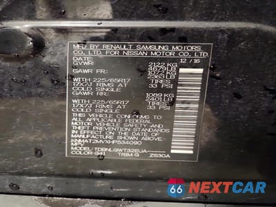 Zdjęcie 13 z 13 samochodu: 2017 NISSAN ROGUE SV VIN:KNMAT2MVXHP534090 - miniatura