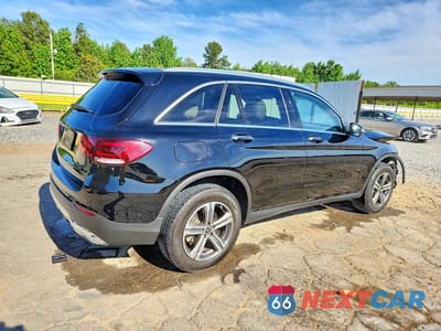 Trzecie zdjęcie samochodu z tyłu: 2022 MERCEDES-BENZ GLC 300 VIN:W1N0G8DB2NG111629 - miniatura