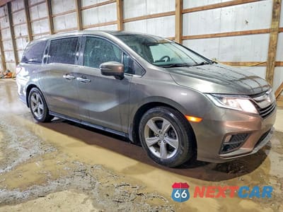 Czwarte zdjęcie samochodu z boku: 2019 HONDA ODYSSEY EX VIN:5FNRL6H50KB080776 - miniatura