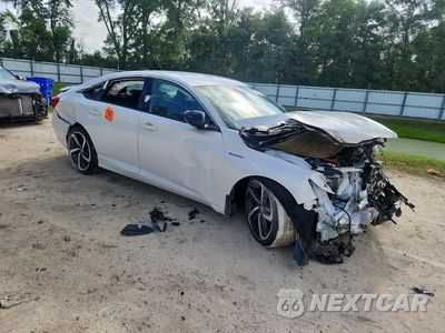 Czwarte zdjęcie samochodu z boku: 2022 HONDA ACCORD HYBRID SPORT VIN:1HGCV3F25NA038156 - miniatura