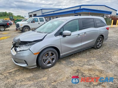 2021 HONDA ODYSSEY EX 5FNRL6H55MB020463 - główne zdjęcie licytacji z USA - miniatura