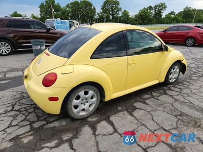 Trzecie zdjęcie samochodu z tyłu: 2003 VOLKSWAGEN NEW BEETLE GLS VIN:3VWCK21C13M430601 - miniatura