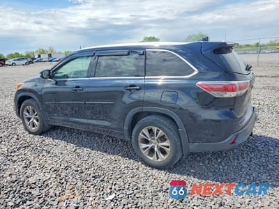 Drugie zdjęcie samochodu z przodu: 2015 TOYOTA HIGHLANDER XLE VIN:5TDJKRFH8FS132302 - miniatura