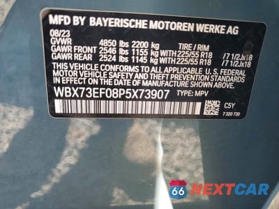 Zdjęcie 13 z 13 samochodu: 2023 BMW X1 XDRIVE28I VIN:WBX73EF08P5X73907 - miniatura