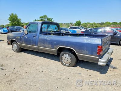 Drugie zdjęcie samochodu z przodu: 1987 DODGE D-SERIES VIN:1B7FD04T1HS432504 - miniatura