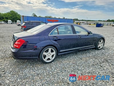 Trzecie zdjęcie samochodu z tyłu: 2008 MERCEDES-BENZ S 550 VIN:WDDNG71XX8A164616 - miniatura