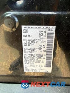Zdjęcie 10 z 10 samochodu: 2017 NISSAN ROGUE SV VIN:5N1AT2MV8HC817543 - miniatura