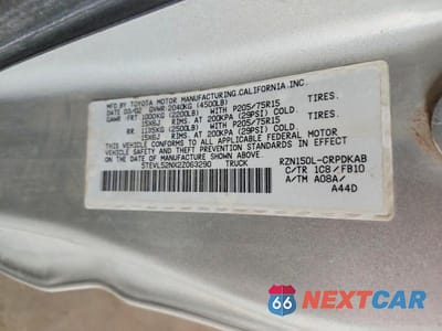 Zdjęcie 12 z 12 samochodu: 2002 TOYOTA TACOMA XTRACAB VIN:5TEVL52NX2Z063290 - miniatura