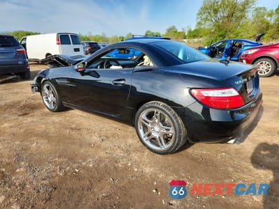 Drugie zdjęcie samochodu z przodu: 2013 MERCEDES-BENZ SLK 250 VIN:WDDPK4HA2DF055202 - miniatura