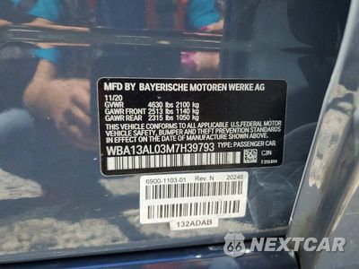 Zdjęcie 12 z 12 samochodu: 2021 BMW M235I VIN:WBA13AL03M7H39793 - miniatura