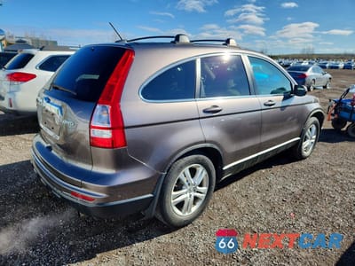 Trzecie zdjęcie samochodu z tyłu: 2011 HONDA CR-V EXL VIN:5J6RE4H70BL820088 - miniatura