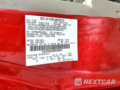 Zdjęcie 12 z 12 samochodu: 2009 FORD FOCUS SES VIN:1FAHP36N49W189819 - miniatura