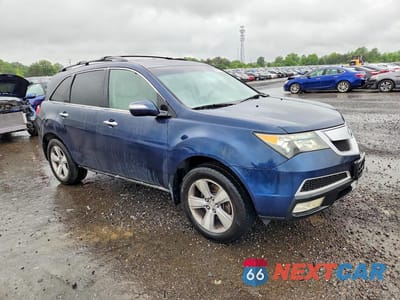 Czwarte zdjęcie samochodu z boku: 2012 ACURA MDX TECHNOLOGY VIN:2HNYD2H34CH512954 - miniatura
