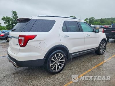 Trzecie zdjęcie samochodu z tyłu: 2016 FORD EXPLORER PLATINUM VIN:1FM5K8HT6GGC71610 - miniatura