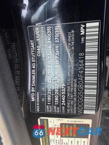 Zdjęcie 10 z 14 samochodu: 2010 MERCEDES-BENZ GLK 350 VIN:WDCGG5GB0AF436418 - miniatura