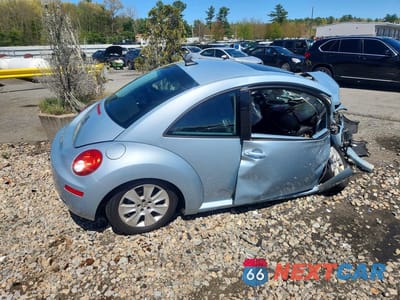Trzecie zdjęcie samochodu z tyłu: 2009 VOLKSWAGEN NEW BEETLE S VIN:3VWRG31C79M515582 - miniatura