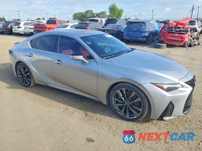 Czwarte zdjęcie samochodu z boku: 2021 LEXUS IS 350 F SPORT VIN:JTHGZ1B22M5038328 - miniatura