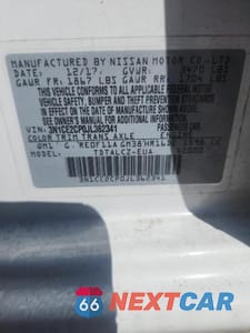 Zdjęcie 12 z 12 samochodu: 2018 NISSAN VERSA NOTE S VIN:3N1CE2CP0JL362341 - miniatura