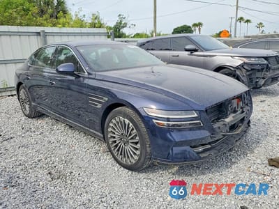 Czwarte zdjęcie samochodu z boku: 2024 GENESIS ELECTRIFIED G80 ADVANCED VIN:KMTGE4S14RU007747 - miniatura