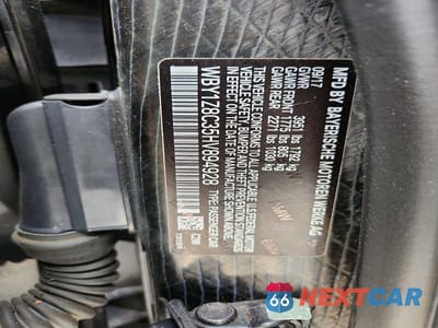 Zdjęcie 13 z 13 samochodu: 2017 BMW I3 REX VIN:WBY1Z8C35HV894928 - miniatura