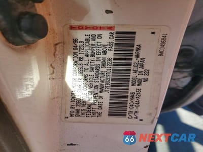 Zdjęcie 12 z 12 samochodu: 1996 TOYOTA COROLLA DX VIN:JT2EB02E9T0112236 - miniatura