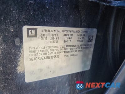 Zdjęcie 13 z 13 samochodu: 2017 BUICK REGAL PREMIUM VIN:2G4GR5GX3H9109523 - miniatura