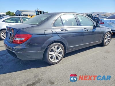 Trzecie zdjęcie samochodu z tyłu: 2012 MERCEDES-BENZ C 250 VIN:WDDGF4HB5CR228091 - miniatura