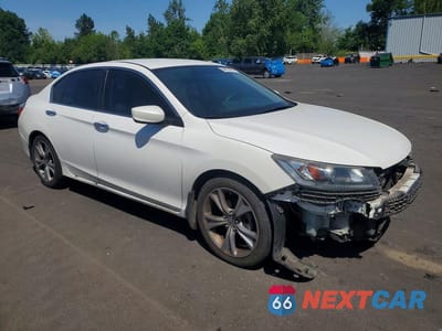Czwarte zdjęcie samochodu z boku: 2013 HONDA ACCORD LX VIN:1HGCR2F32DA054384 - miniatura