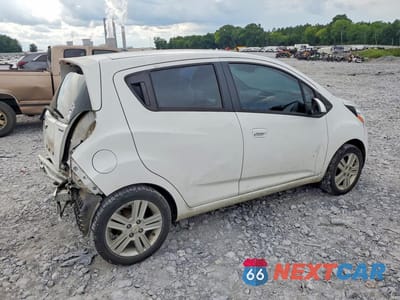 Trzecie zdjęcie samochodu z tyłu: 2015 CHEVROLET SPARK 1LT VIN:KL8CD6S96FC725117 - miniatura