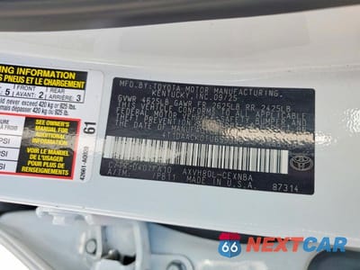 Zdjęcie 12 z 12 samochodu: 2026 TOYOTA CAMRY LE VIN:4T1DAACK0TU655365 - miniatura