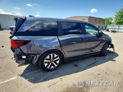 Trzecie zdjęcie samochodu z tyłu: 2025 HONDA ODYSSEY EXL VIN:5FNRL6H66SB074067 - miniatura