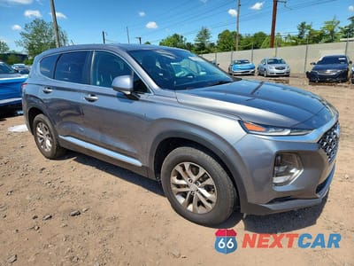 Czwarte zdjęcie samochodu z boku: 2019 HYUNDAI SANTA FE SE VIN:5NMS2CAD7KH072113 - miniatura
