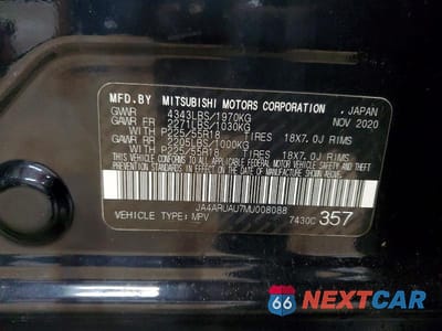 Zdjęcie 13 z 13 samochodu: 2021 MITSUBISHI OUTLANDER SPORT ES VIN:JA4ARUAU7MU008088 - miniatura