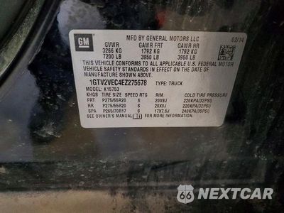 Zdjęcie 12 z 12 samochodu: 2014 GMC SIERRA K1500 SLT VIN:1GTV2VEC4EZ275678 - miniatura