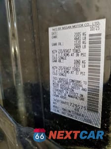 Zdjęcie 13 z 13 samochodu: 2026 NISSAN ROGUE SV VIN:5N1BT3BA4TC729575 - miniatura