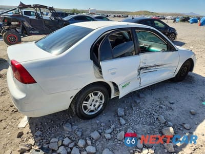 Trzecie zdjęcie samochodu z tyłu: 2002 HONDA CIVIC GX VIN:1HGEN26532L000518 - miniatura