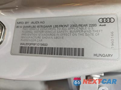 Zdjęcie 12 z 12 samochodu: 2015 AUDI A3 PREMIUM PLUS VIN:WAUEFGFF6F1019600 - miniatura