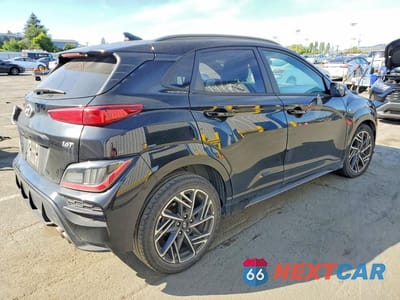 Trzecie zdjęcie samochodu z tyłu: 2022 HYUNDAI KONA N LINE VIN:KM8K33A3XNU843015 - miniatura