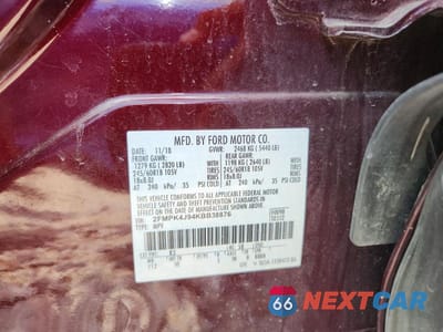 Zdjęcie 12 z 12 samochodu: 2019 FORD EDGE SEL VIN:2FMPK4J94KBB38876 - miniatura