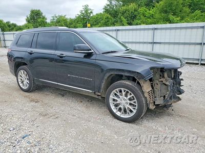 Czwarte zdjęcie samochodu z boku: 2021 JEEP GRAND CHEROKEE L SUMMIT VIN:1C4RJKEG2M8102378 - miniatura