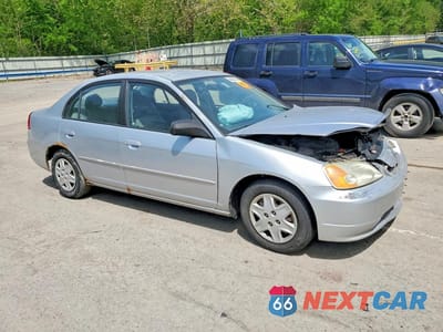 Czwarte zdjęcie samochodu z boku: 2003 HONDA CIVIC LX VIN:2HGES16623H584341 - miniatura