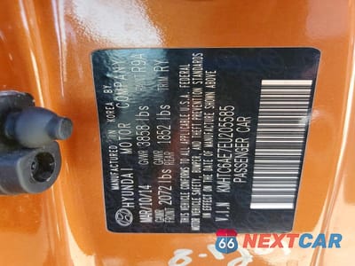 Zdjęcie 13 z 13 samochodu: 2014 HYUNDAI VELOSTER TURBO VIN:KMHTC6AE7EU205585 - miniatura