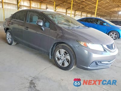Czwarte zdjęcie samochodu z boku: 2013 HONDA CIVIC LX VIN:19XFB2F51DE089139 - miniatura