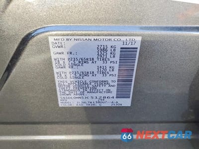 Zdjęcie 12 z 12 samochodu: 2018 INFINITI QX60 BASE VIN:5N1DL0MN5JC512864 - miniatura