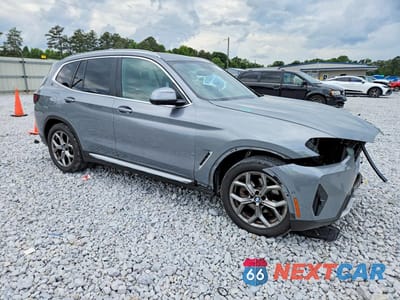 Czwarte zdjęcie samochodu z boku: 2023 BMW X3 SDRIVE30I VIN:5UX43DP09P9R57611 - miniatura